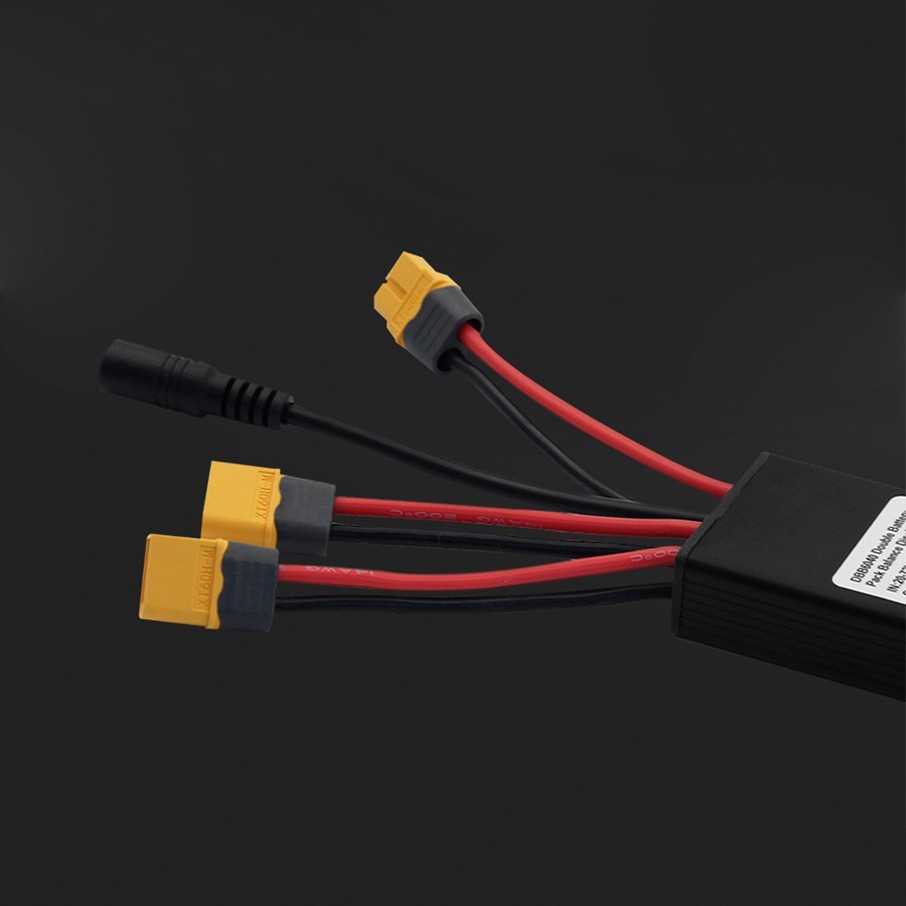 Dual Battery Connection Adapter with Charging for port for 12V 72V 20A For Ebike