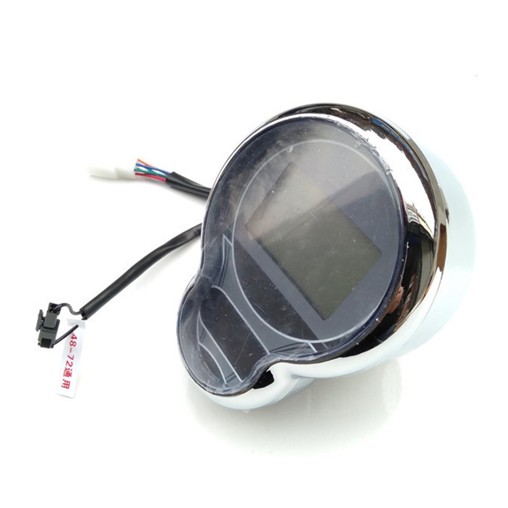 LCD Display Speedometer Screen For Ebike Electric Bike Scooter 48V 72V