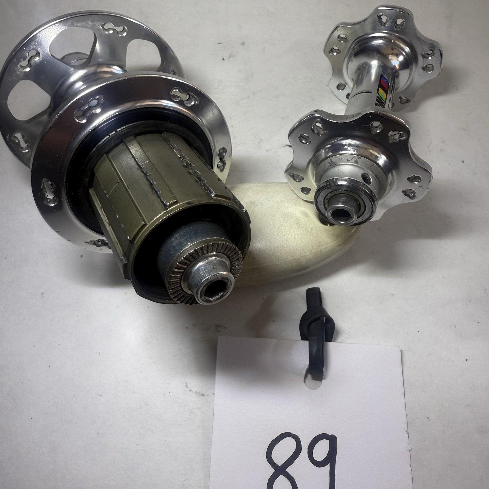 Ritchey WCS Road Rim Brake Hubset Front & Rear 100/130mm Silver Bicycle Hubs Set