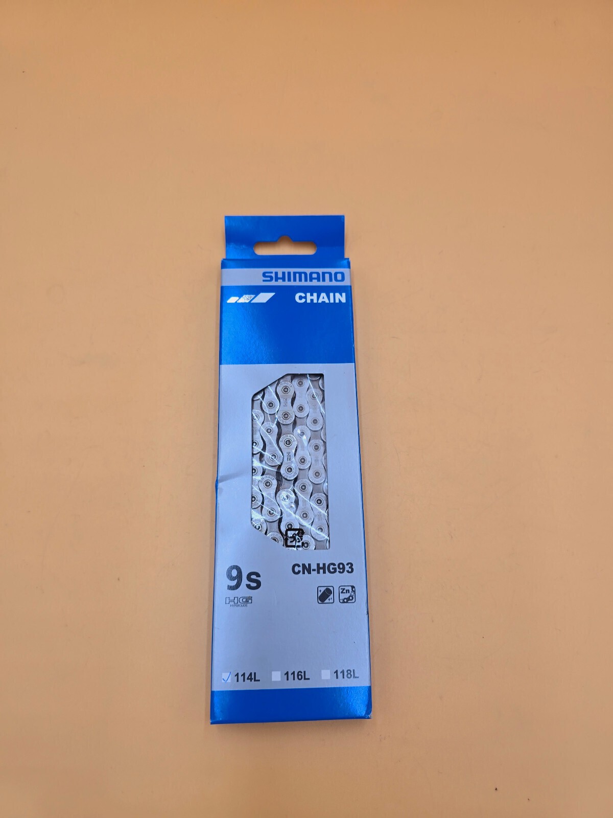 NOS NEW NIB Chain Shimano CN-HG93 HG Hyperglide chain 114 L 9 speed 9s
