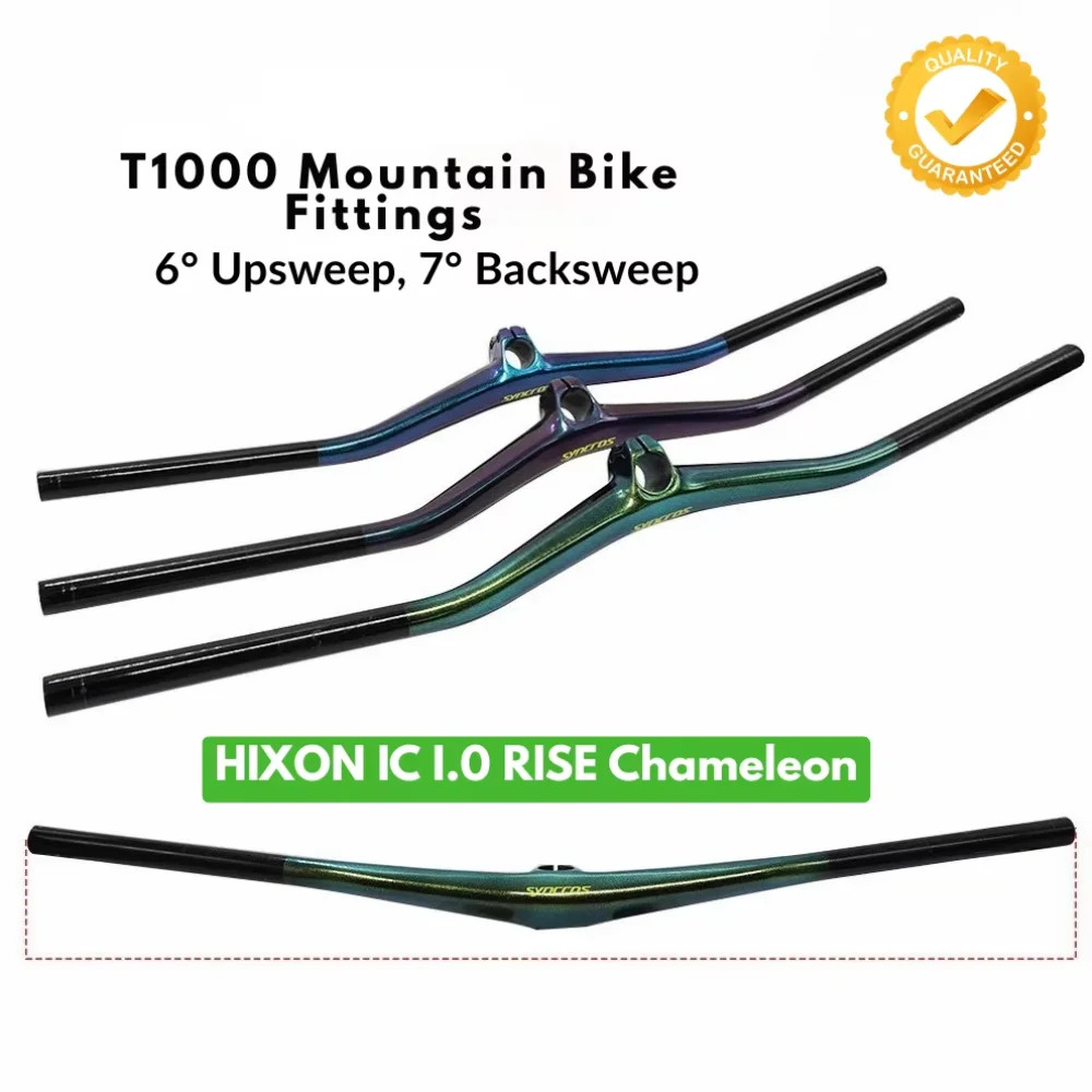 Carbon Integrated MTB Cockpit 20mm Mid Rise 28.6mm Clamp Bicycle Handlebar