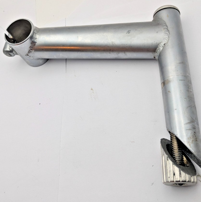 NITTO RITCHEY FORCE 22.2 QUILL STEM 25.4 CLAMP 130MM REACH SILVER CHROMOLY CRMO