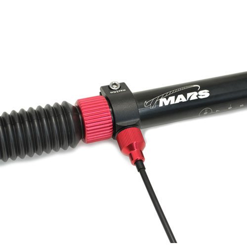 TMARS 419L Mechanical Drop Seatpost, 30.9x400mm (27.2mm w/ adapter) , Black