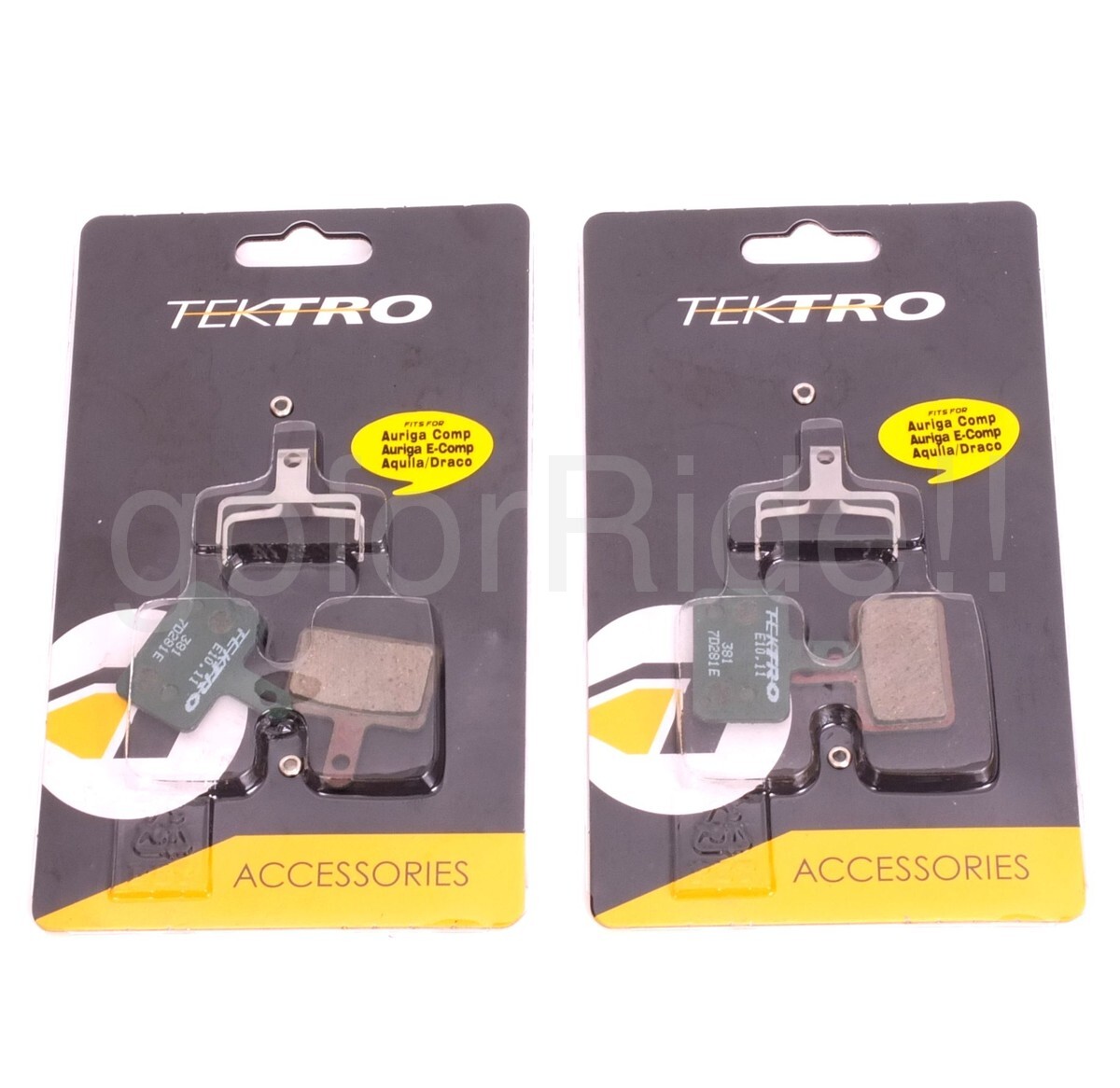 2Pair Tektro Bike E10.11 Disc Brake Pads for OrionSL/Auriga TWIN/e-TWIN/E-Tune