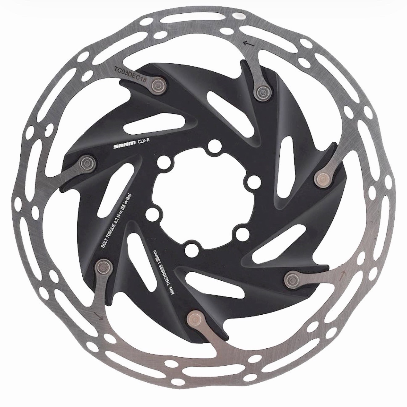 SRAM Centerline XR 2-Piece Rotor – 160mm – Center Lock