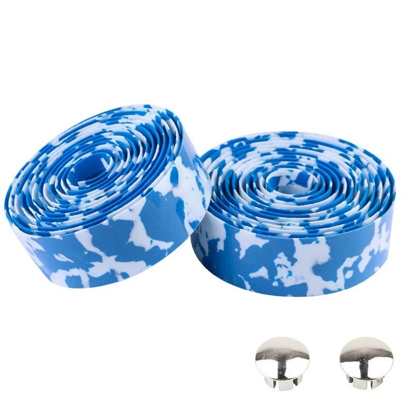 Road Bike Handlebar Tape Bicycle Cycling Bar Grip Tape Wraps Adhesive EVA Red