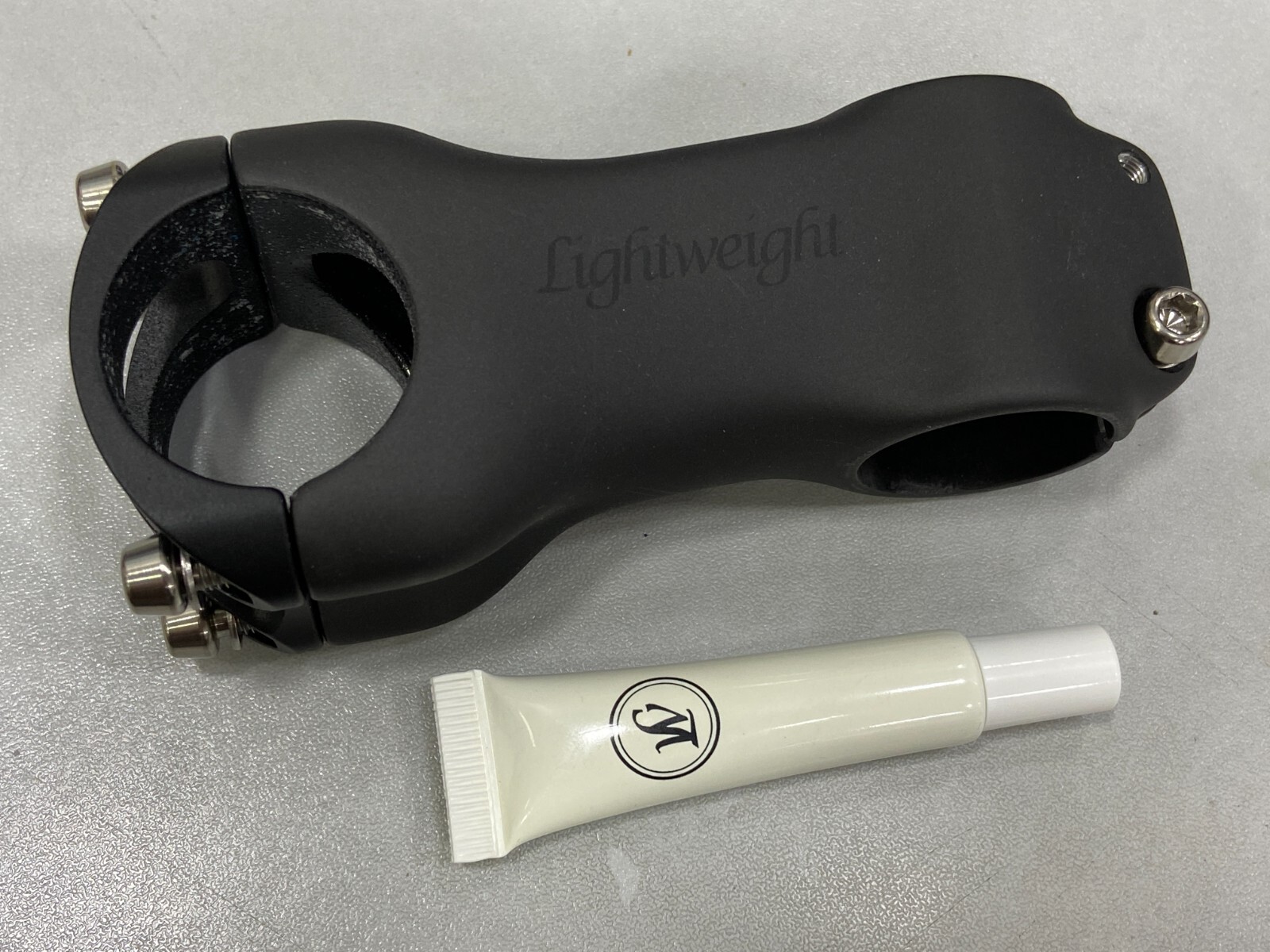 Lightweight Bugelhalter Elegant +/-6 degree 31.8mm Stem Matt-Black (Schwarz ED V