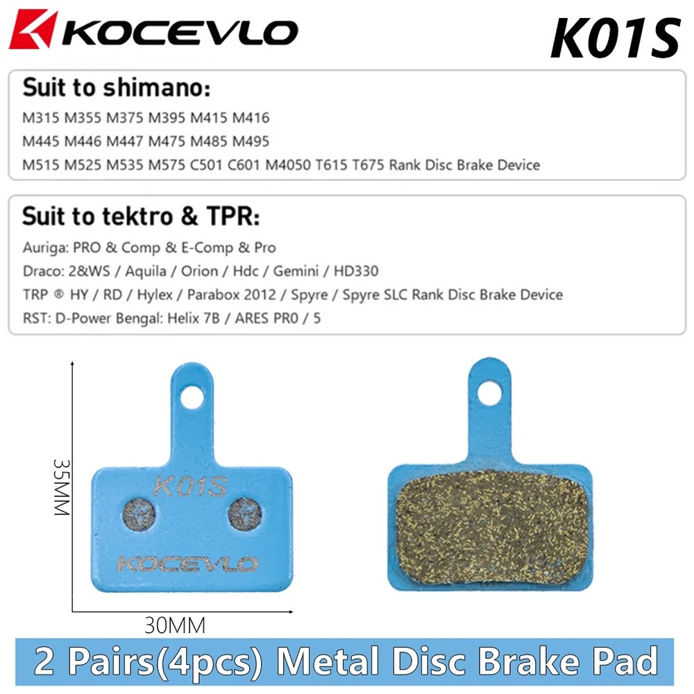 Upgrade MTB Mixed Metal Disc Brake Pads Set For b01s AVID HAYES Zoom Bike Parts