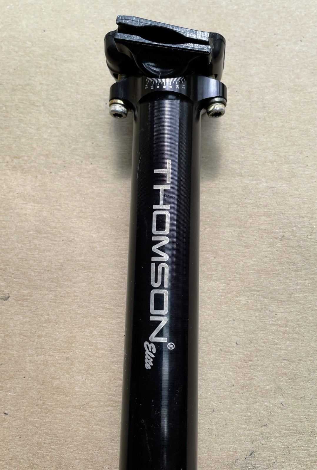 Thomson Elite Straight Seatpost Black SP-E128 30.9 x 367mm