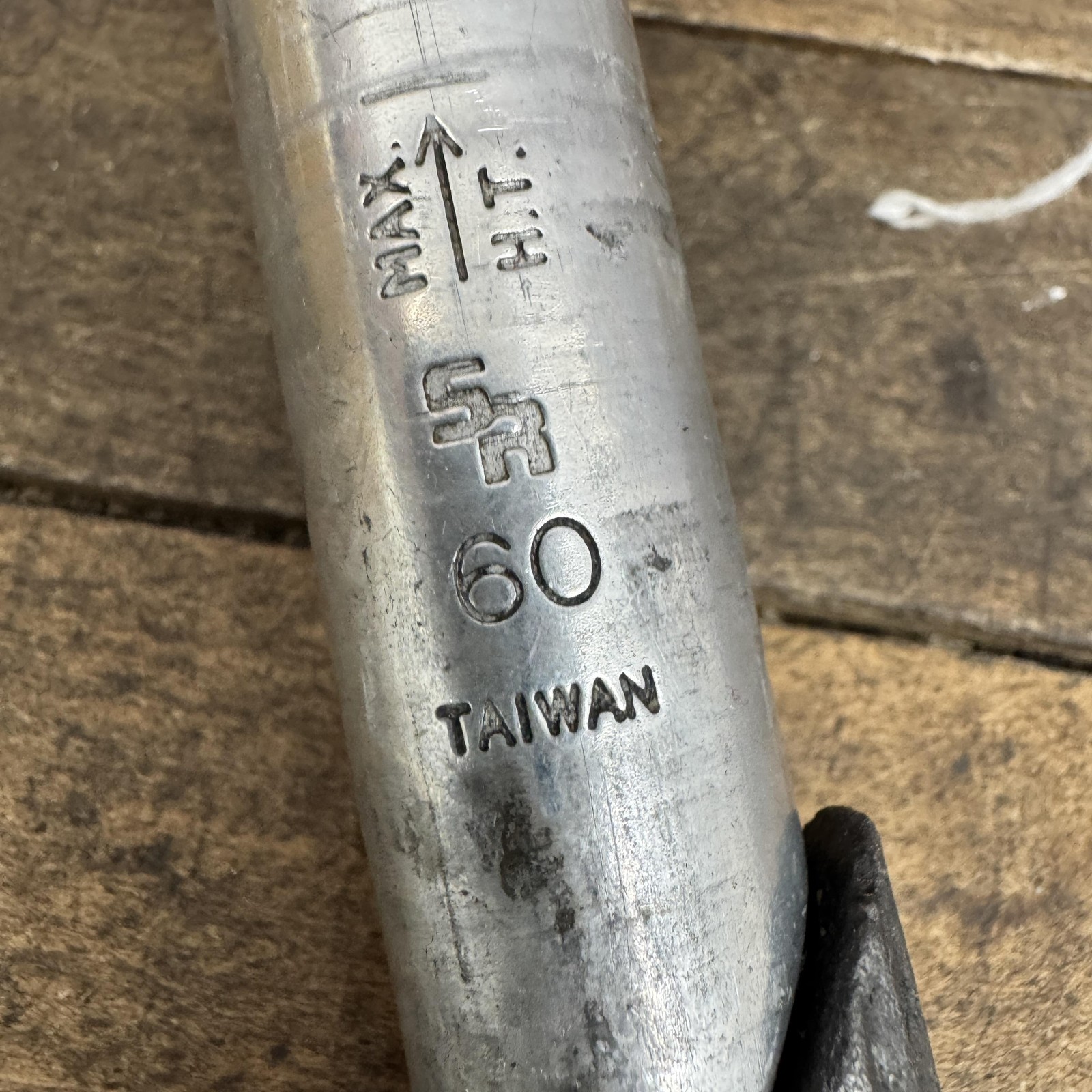 Vintage Sakae SR Quill Stem 60mm Silver Alloy 25.4 Clamp Taiwan Road MTB Bike