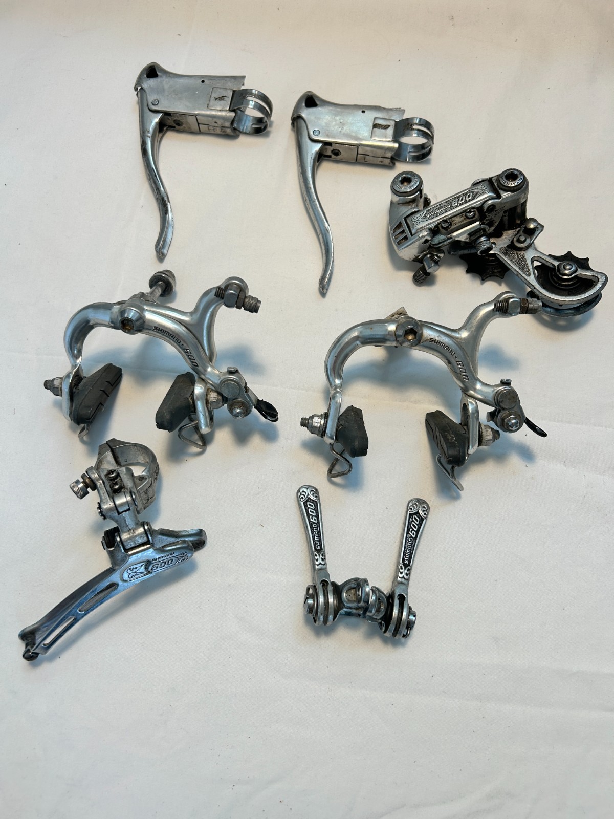 *Shimano 600 Arabesque Mini Groupset (Brake Set, Derailleurs, Downtube shifters)
