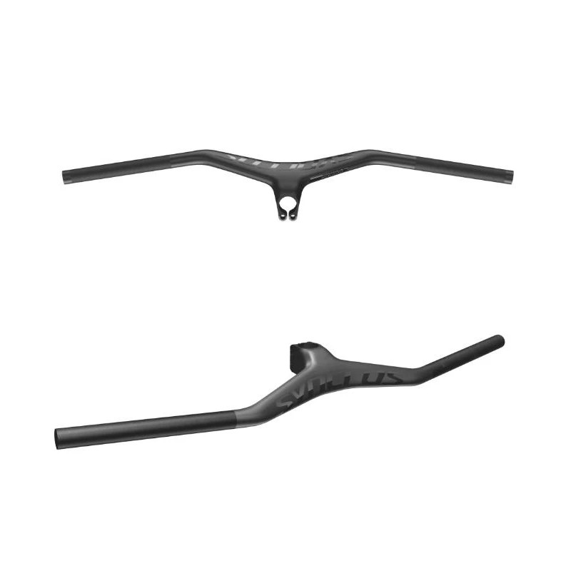 Carbon Fiber Mountain Bike Integrated Handlebar Stem -25 Degree 740mm