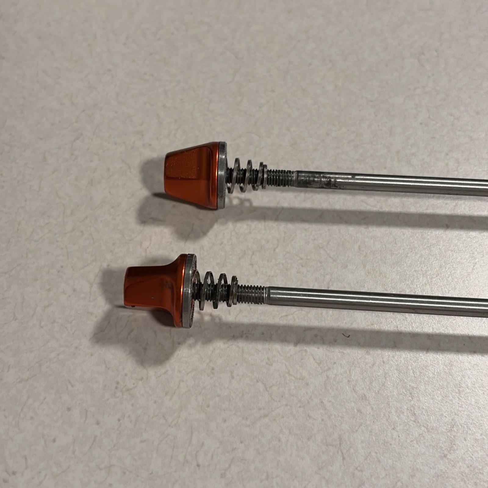 Salsa Orange Flip Off Front Rear Titanium Quick Release Skewer QRx100/135mm
