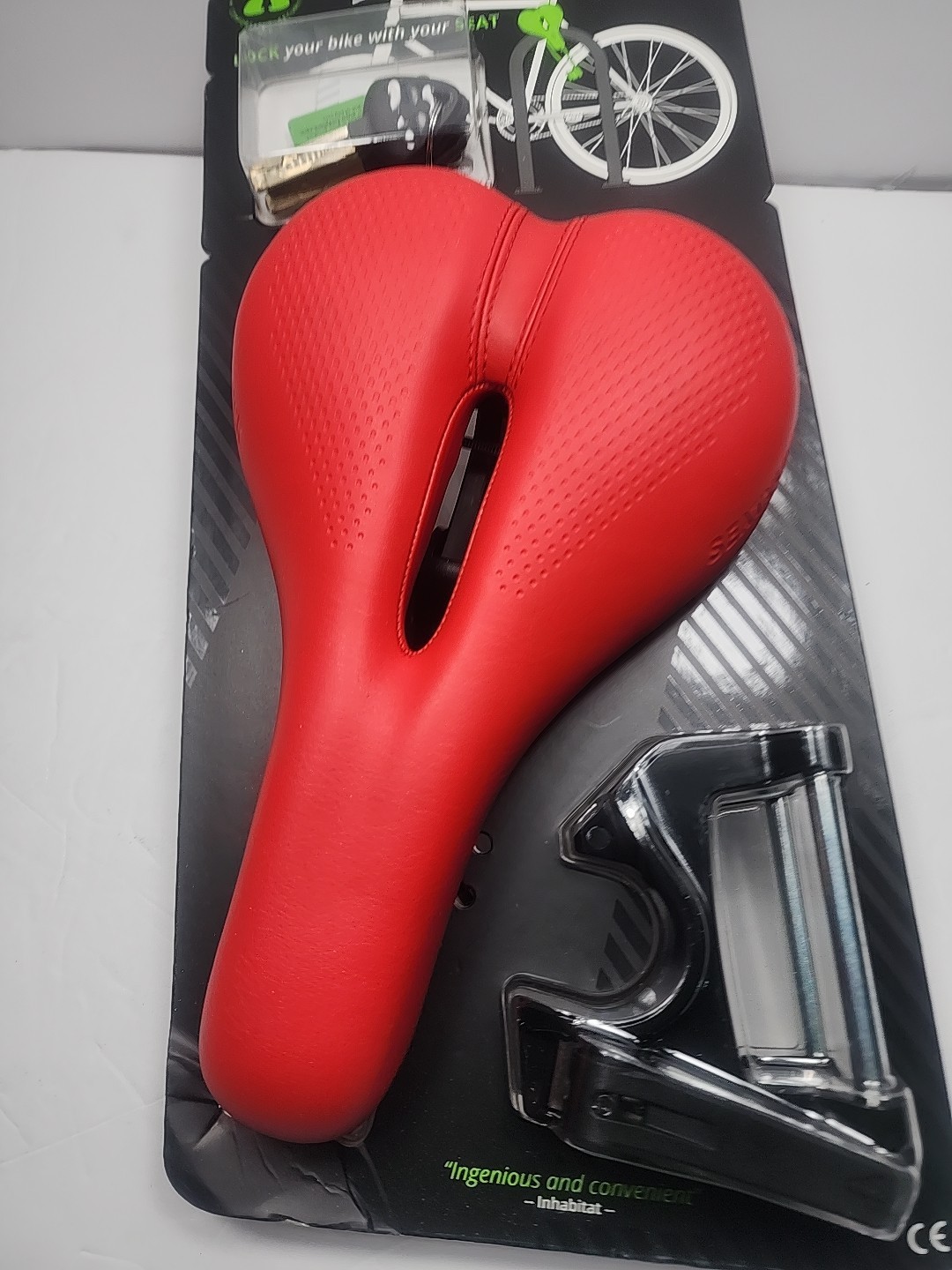 SeatyLock Hybrid Saddle Bike Lock – Multi Patent 2 in 1 Locking Bike