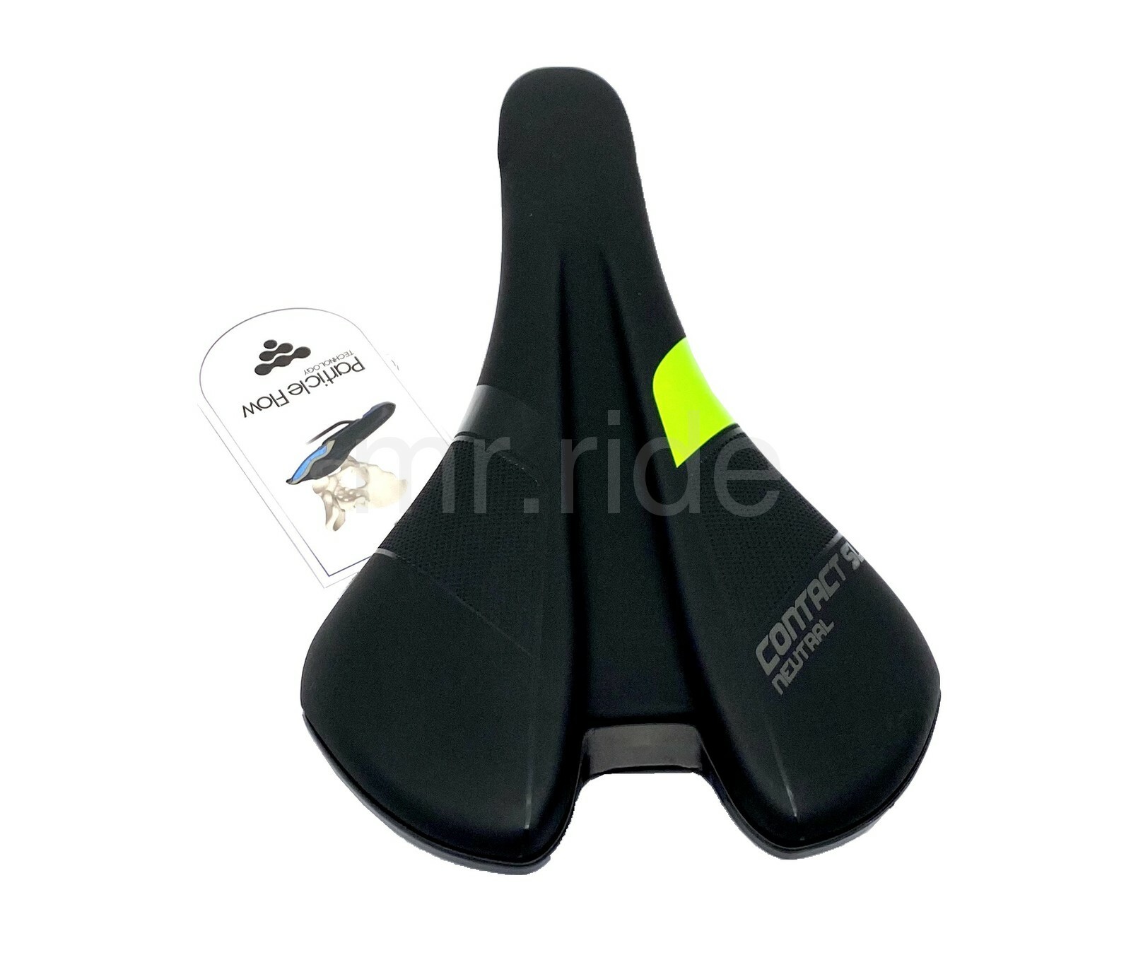 Giantt Contact SL Neutral Road Bike Saddle 273 x 137 mm 220g Black/Green