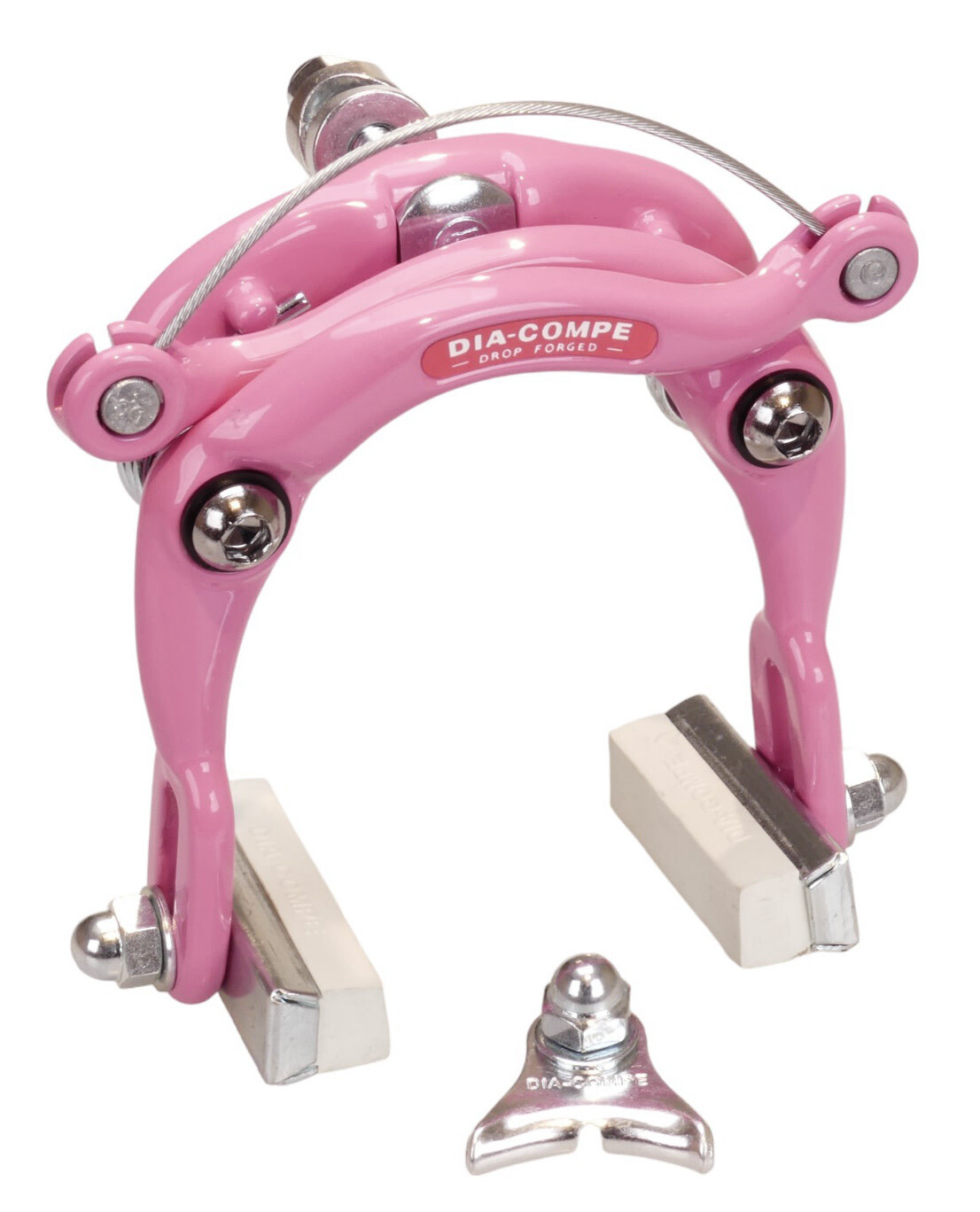 Dia-Compe 750 rear center pull bicycle brake caliper – PINK