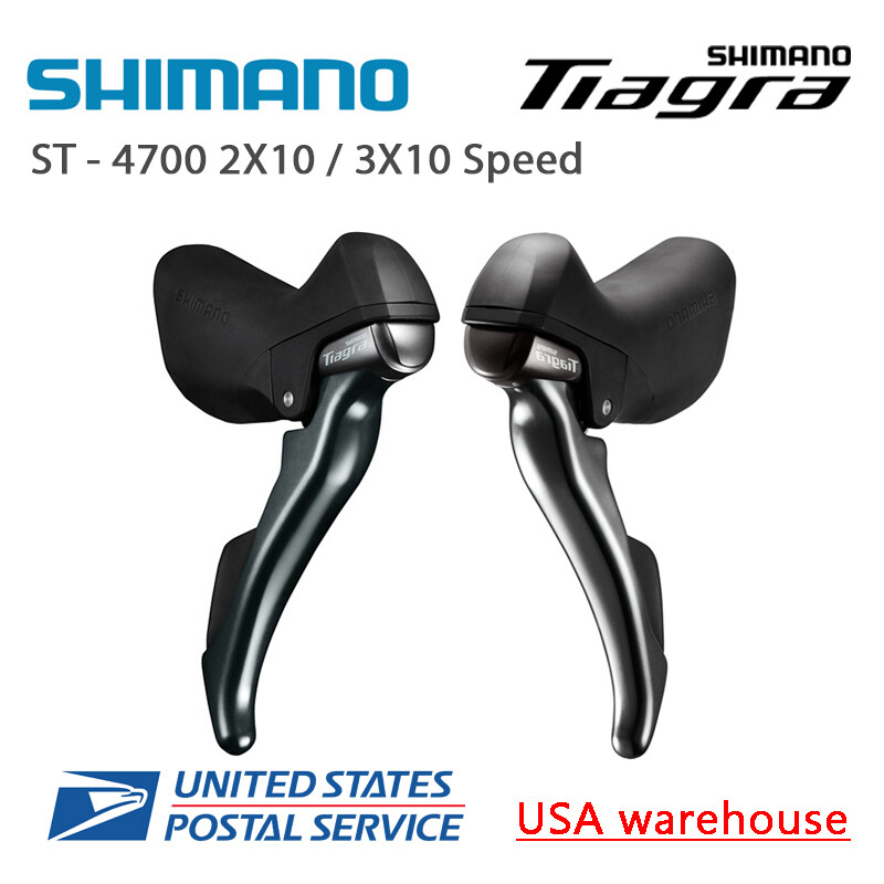 Shimano Tiagra STI ST-4700 2×10 speed Shift Brake Levers Right/Left/set w/Cable