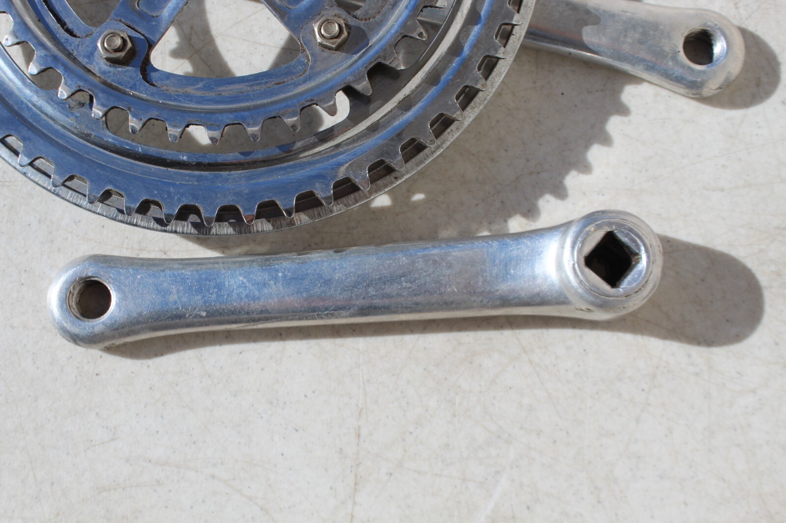 VTG Tracer Square Taper Double Crankset 170mm 52/40t Alloy Road