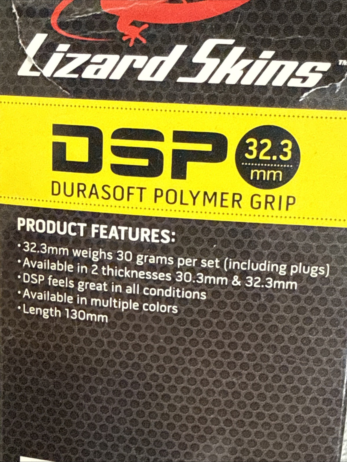 Lizard Skins MTB DSP Grip 32.3MM Diameter 130MM Yellow [sac]