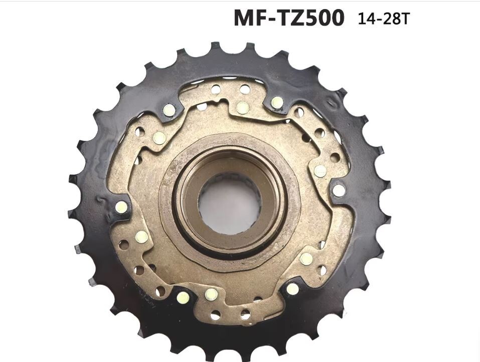 Shimano TZ500 7Speed Cassette Freewheel 14-28T for MTB Road Cycling Bike Update