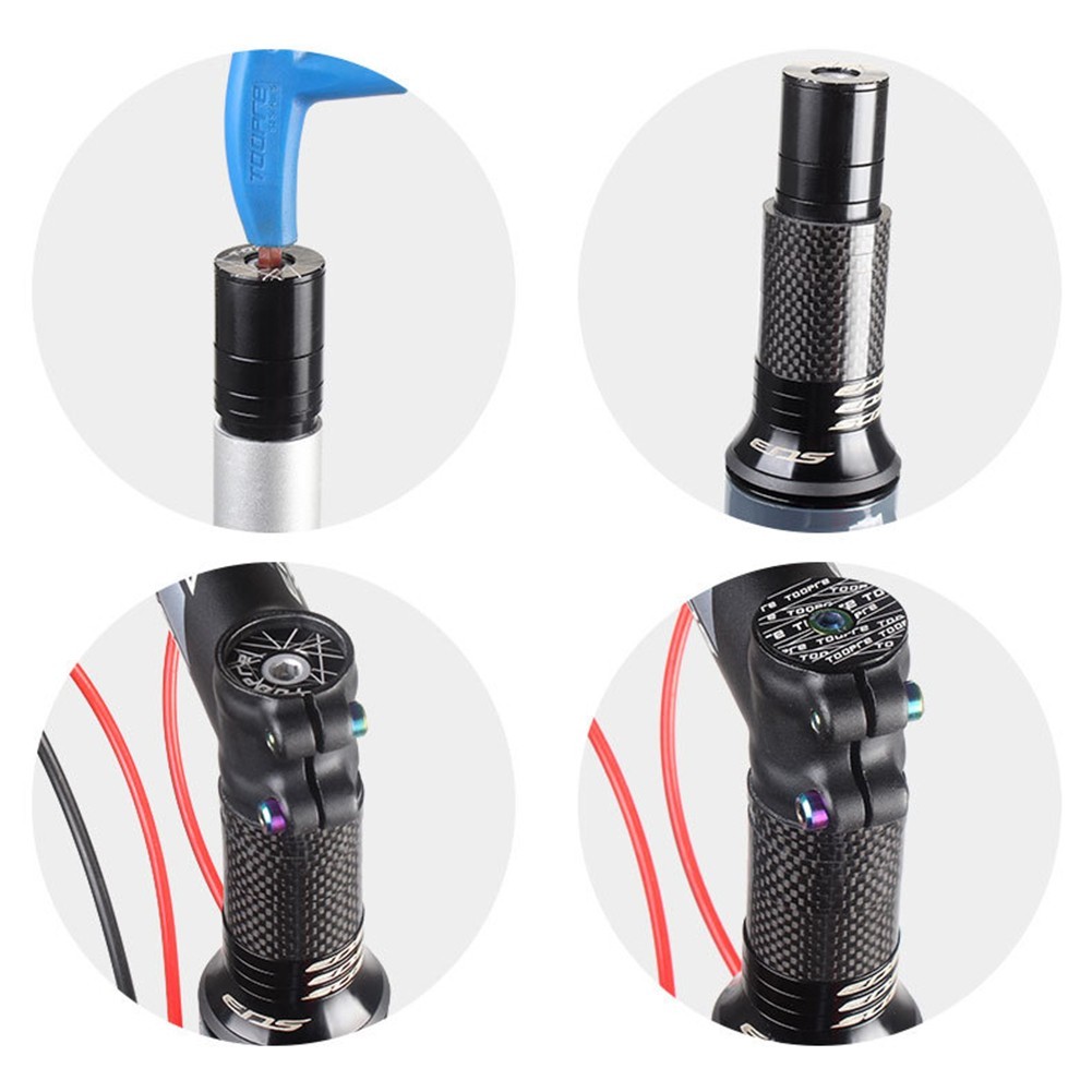 Quality Stem Extender Accessories Adapter Aluminum Alloy Bicycle Black