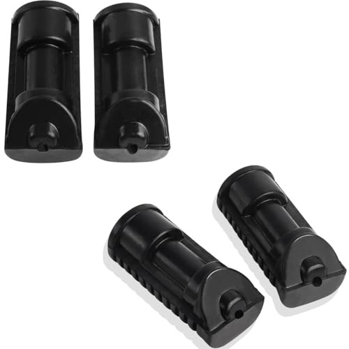 4 Pack Motorcycle Foot Pegs Rubber Pad Replacement Motorcycle Front Footpegs