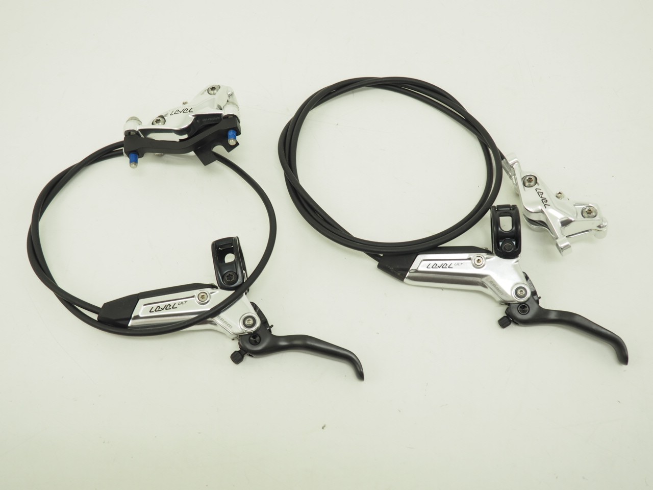 SRAM Level Ultimate Stealth 4-Piston Front & Rear MTB Hydraulic Brake Set