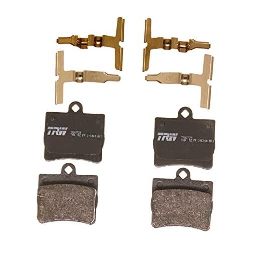 Pro TRH0739 Disc Brake Pad Set For Mercedes-Benz C230 1997-1998, Rear