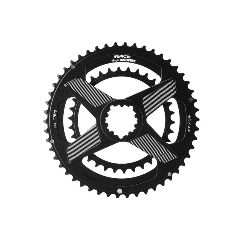 WHEELTOP EDS TX Wireless Electronic 2×11 Alloy Crankset Full Kit Rim Brake Road