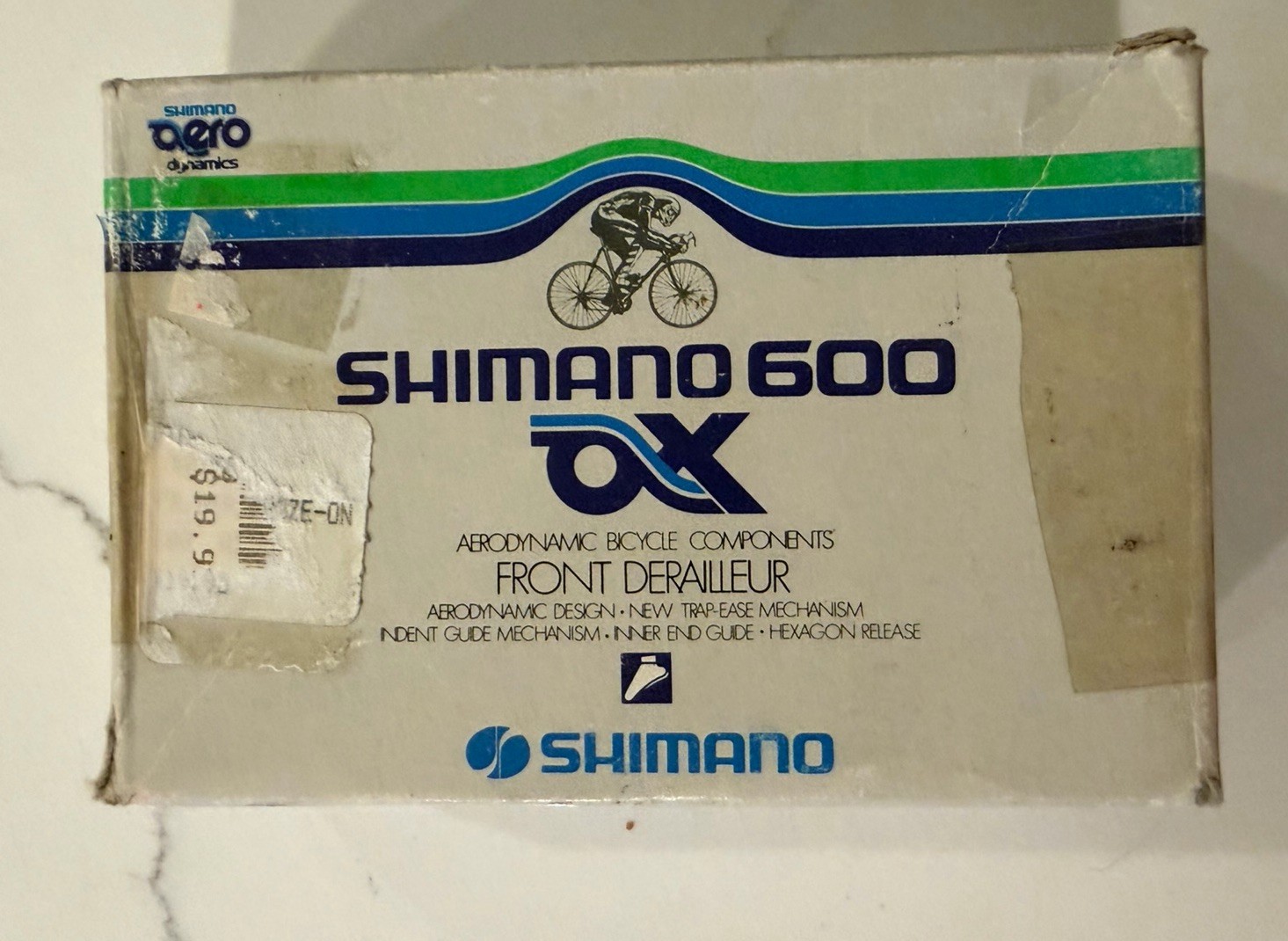Shimano 600 AX FD-6300 Front Derailleur 2x6s Braze-On NOS