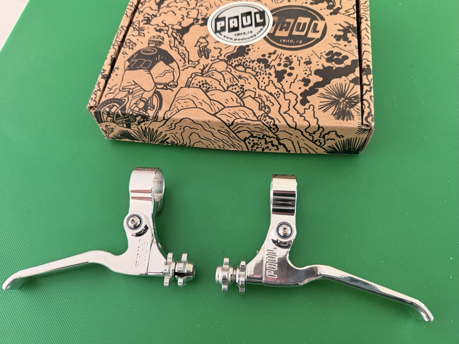 Paul Canti Lever Brake Levers Silver Paul Component Engineering 90s MTB CNC