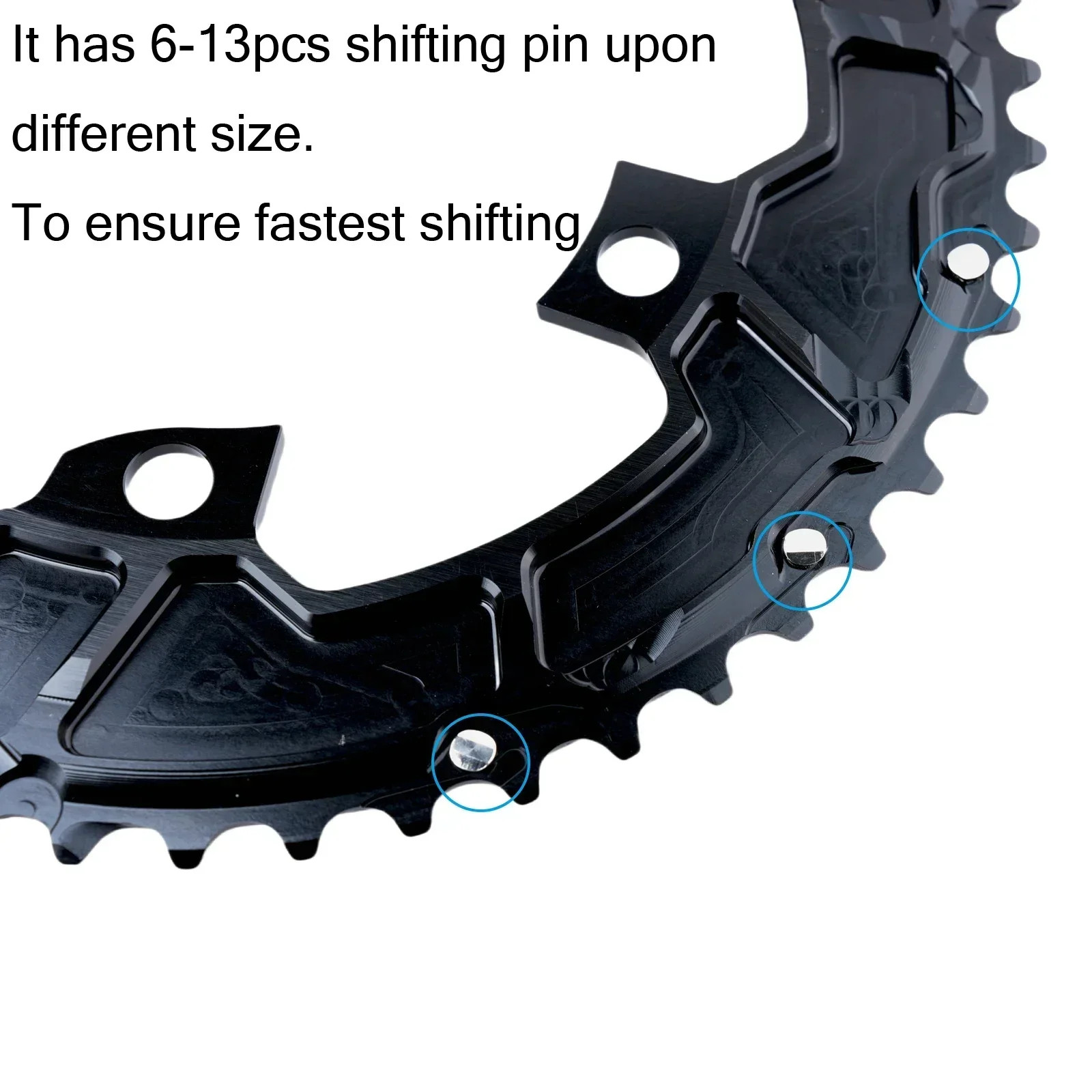 Stone 110bcd Bike Double Chainring for Sram AXS Flattop 12S for Shimano Magene