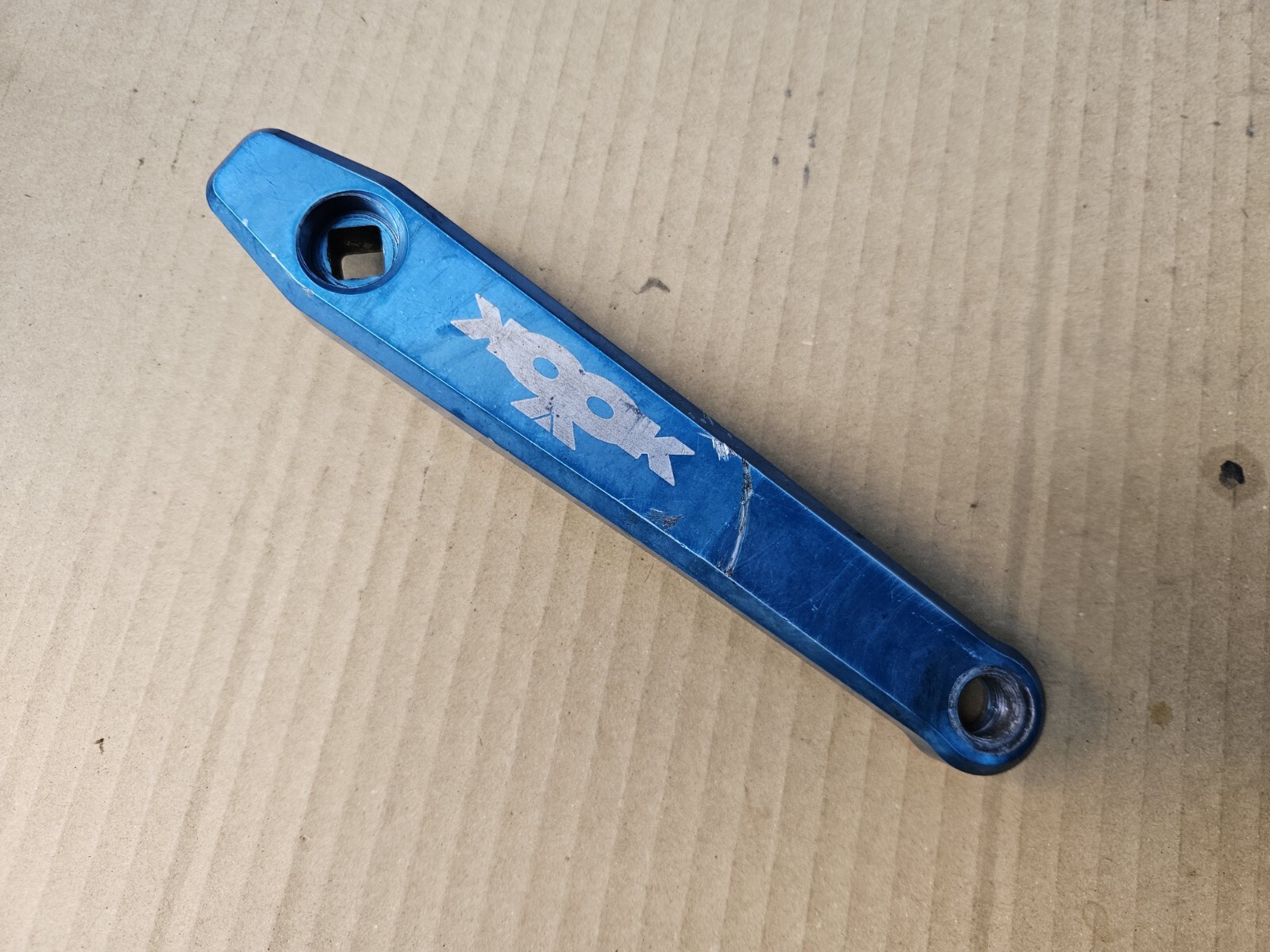 Vintage Kooka Mountain Bike Crank Arm 172.5mm Anodized Blue DRIVE SIDE ONLY