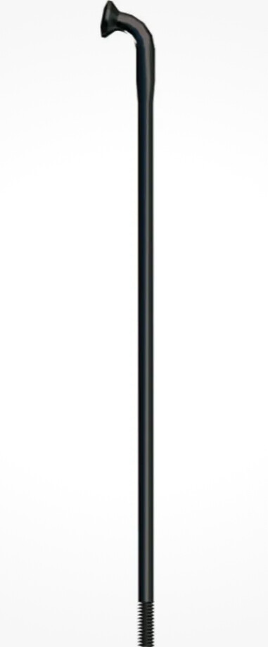 SAPIM STRONG Spokes – 10-Pack – Black Butted J-Bend NEW, Plus FREE Alloy Nipples