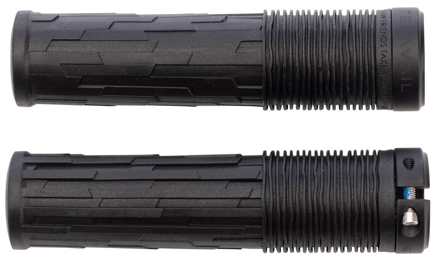 Teravail Lytho Grips – Lock-On, Obsidian Black, 32mm