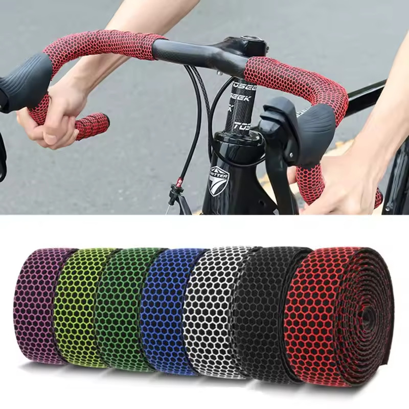 Silica Gel Shock Handle Absorption Bike Handlebar MTB Road Bicycle Tape Wrap UK*
