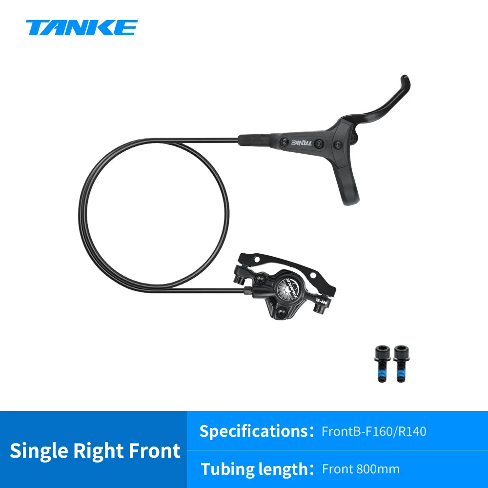 MTB 2 Piston Hydraulic Disc Brake XC Trail Calipers Metal Pad Oil Pressure Brake