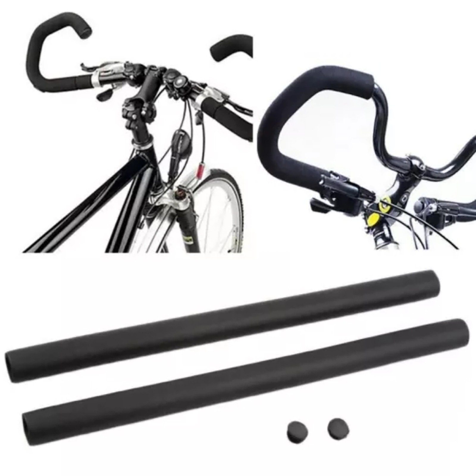 2PCS 50cm Sport Foam Sponge Handlebar Grip Cover Replacement For MTB Bicycle