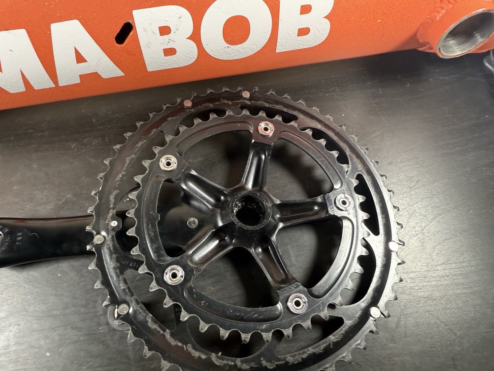 Shimano 105 Crank Set Double 172.5 FC-5502 Octalink Spline 53-39 Tooth #17