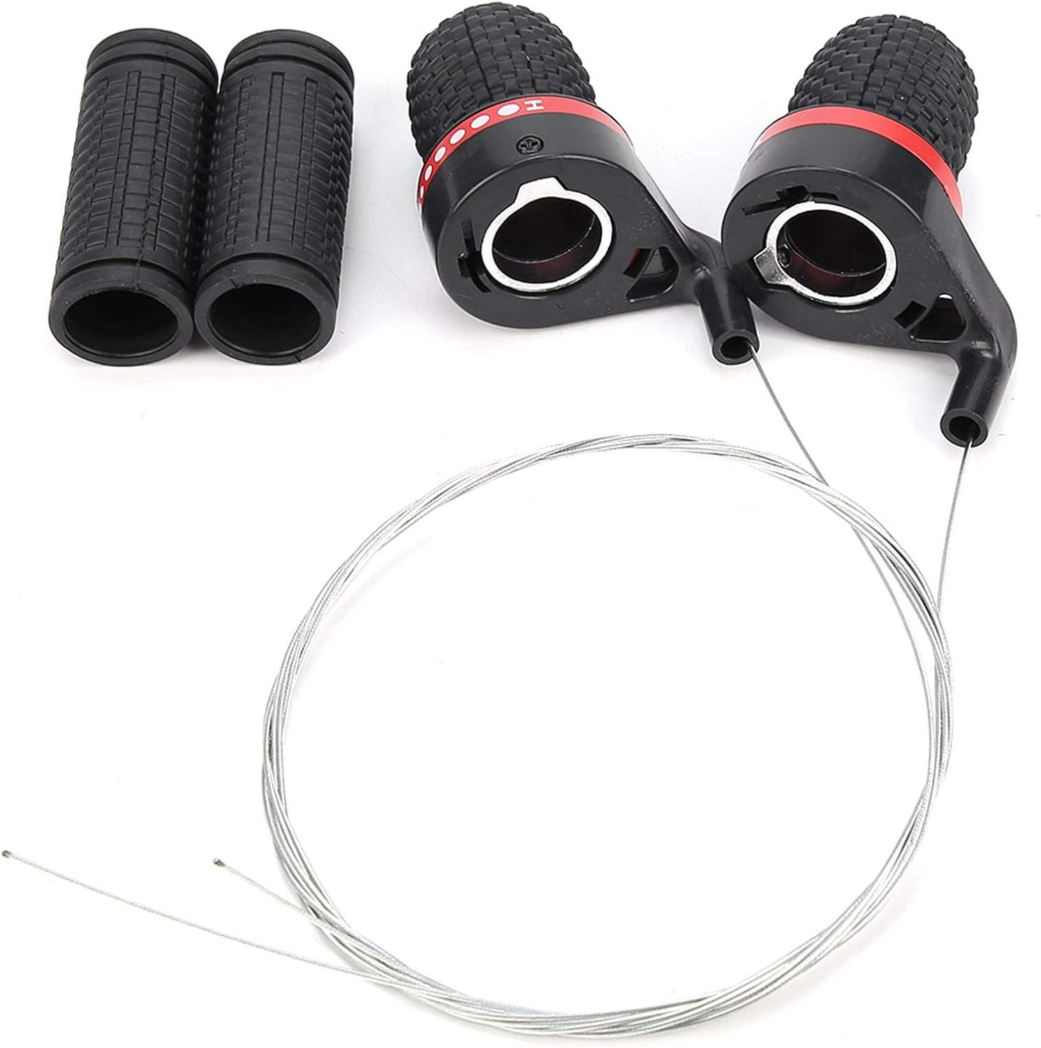 Bike Twist Grip Gear Shifter Bicycle Shift Levers Speed Handlebar