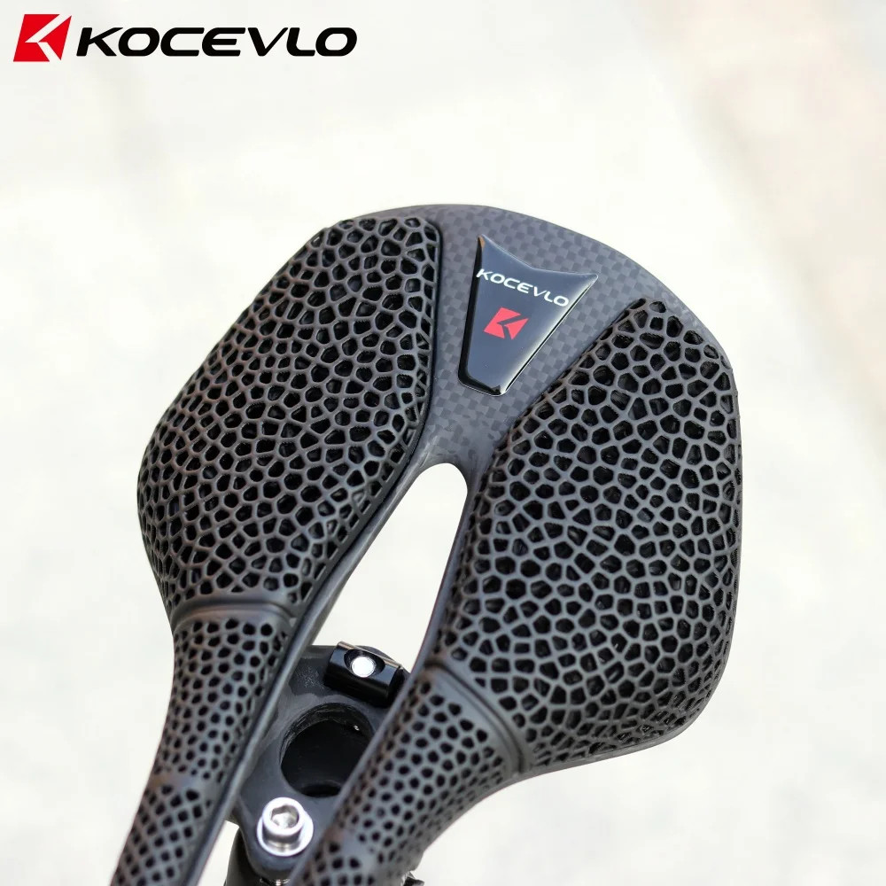 3D Printed Carbon Saddle for XC Road Gravel MTB Off-Road Bike Cycling Parts