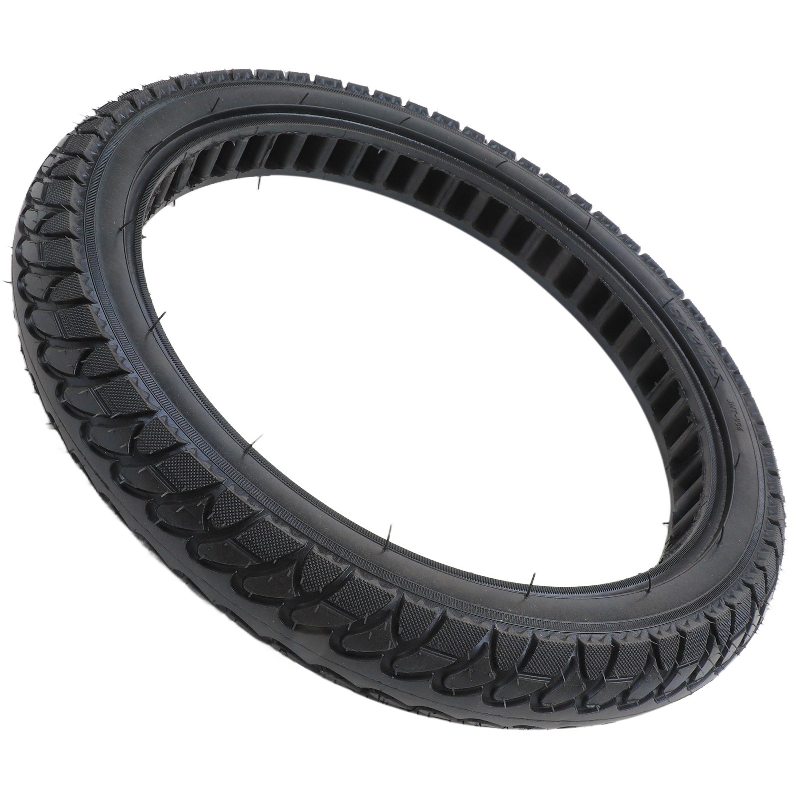 16×2.125 Solid Tire for Mountain Bike Black Rubber 372mm OD 51mm Width