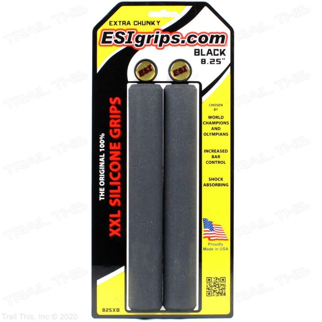 ESI Extra Chunky XXL 100% Silicone MTB Bike Grips 34mm / 209mm Shock Absorbing