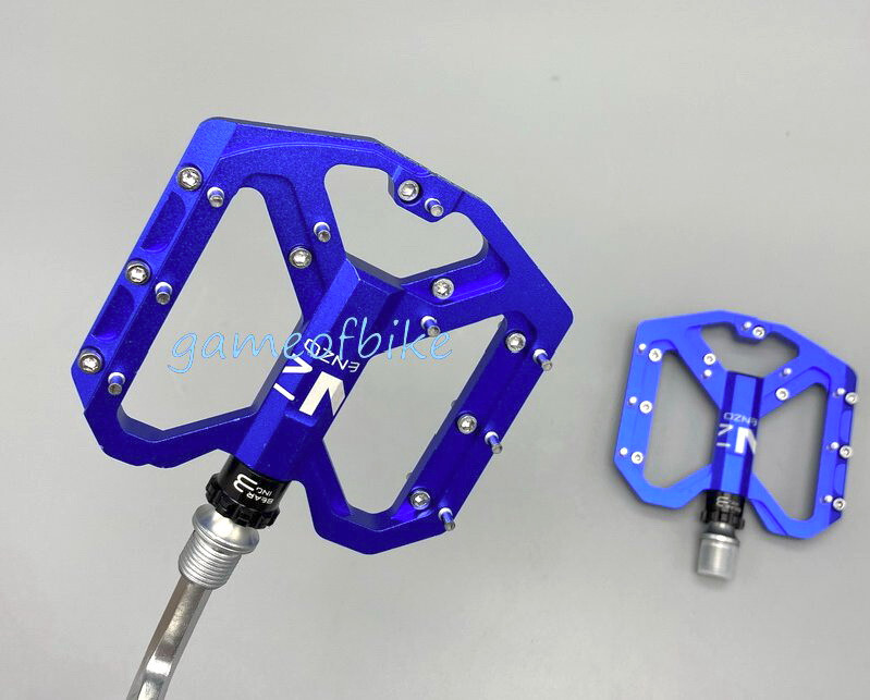 Non-Slip 9/16″ Road Bike Pedal Flat Platform MTB Fixie Bike Pedals 3 Bearings