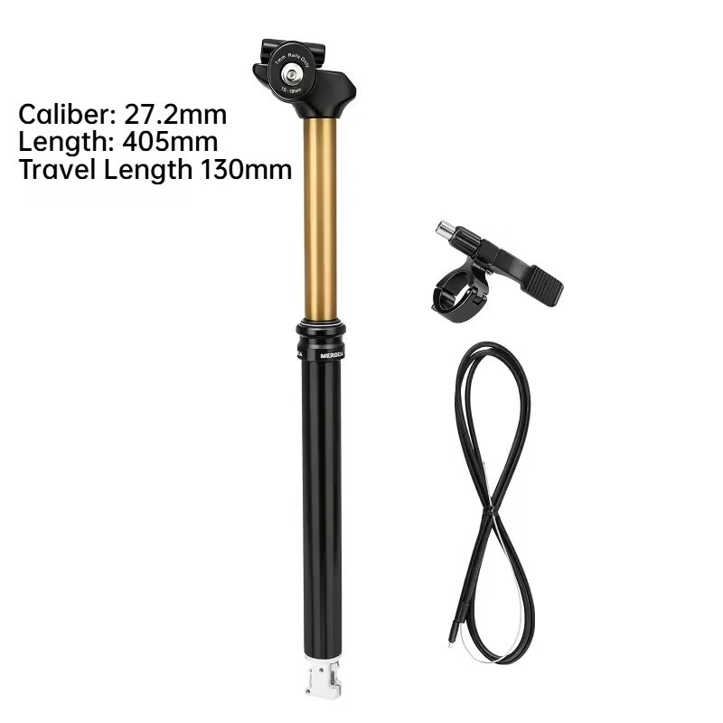 Bicycle Dropper Seatpost Internal Routing MTB Remote Control Hydraulic Lifting