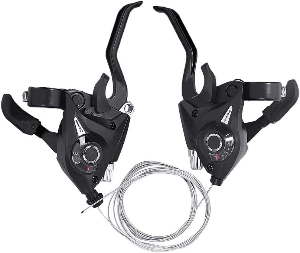 V-Brake ST-EF51 Set 3×7 Speed Shifter Brake Lever Combo MTB Bicycle Bike 21