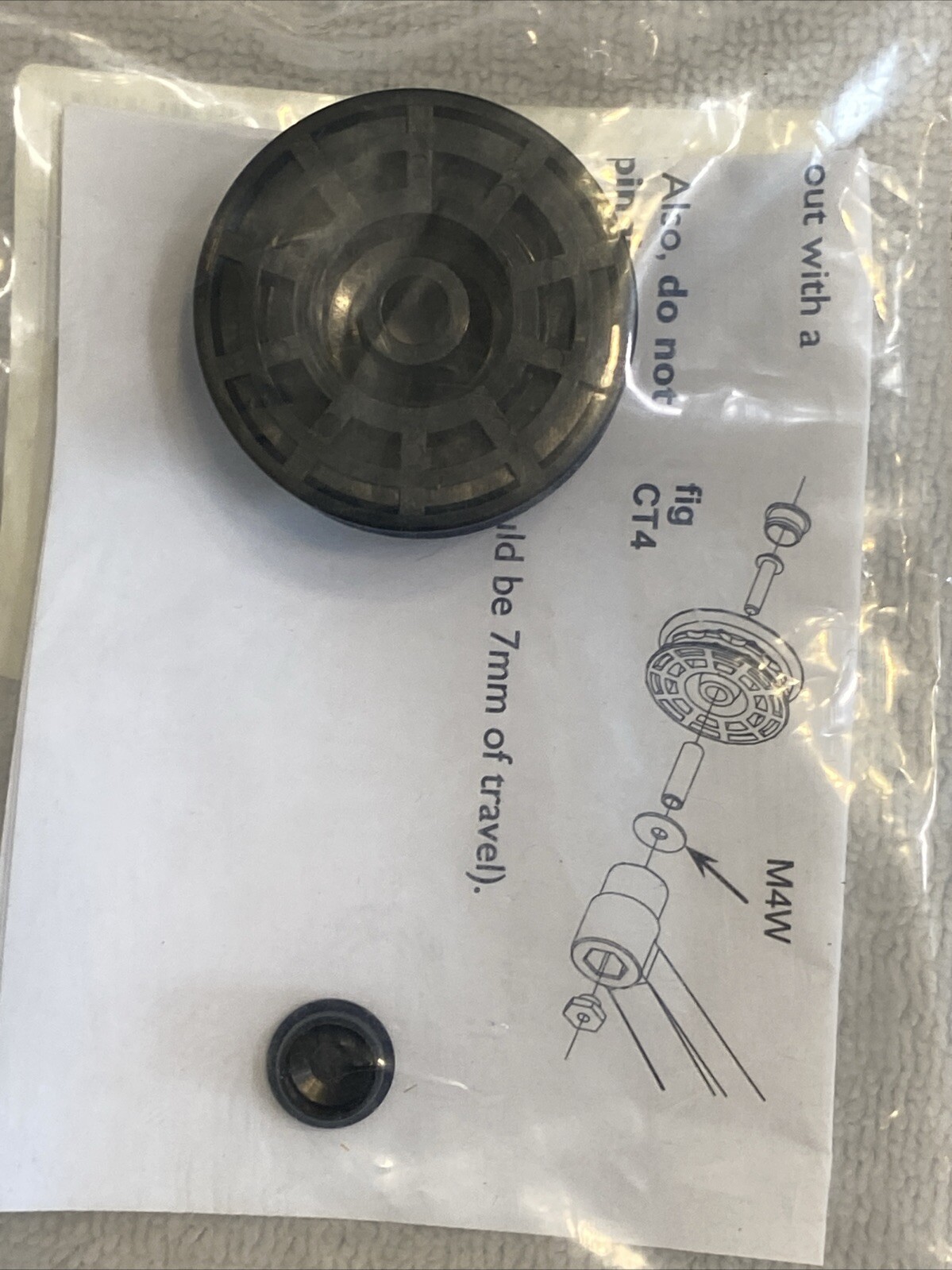 Brompton Chain Tensioner Idler/pulley wheel for 2 or 6 speed – one idler wheel