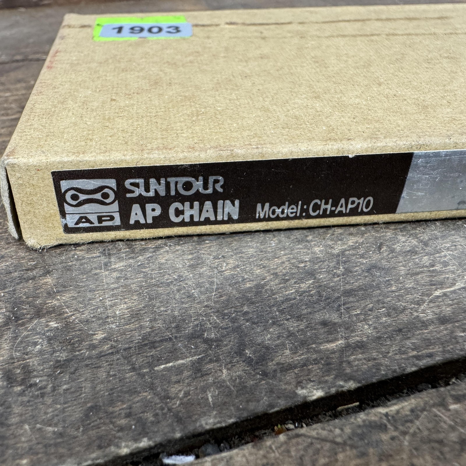 Vintage SunTour AP Bicycle Chain CH-AP10 116 Links Silver Japan NOS Road MTB