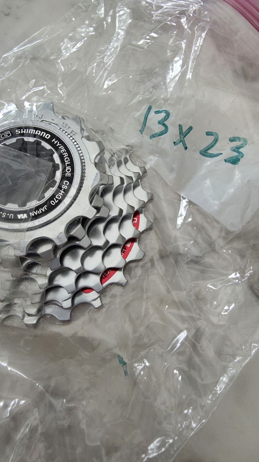 Shimano Hyperglide HG-70 7-Speed Cassette 13×23