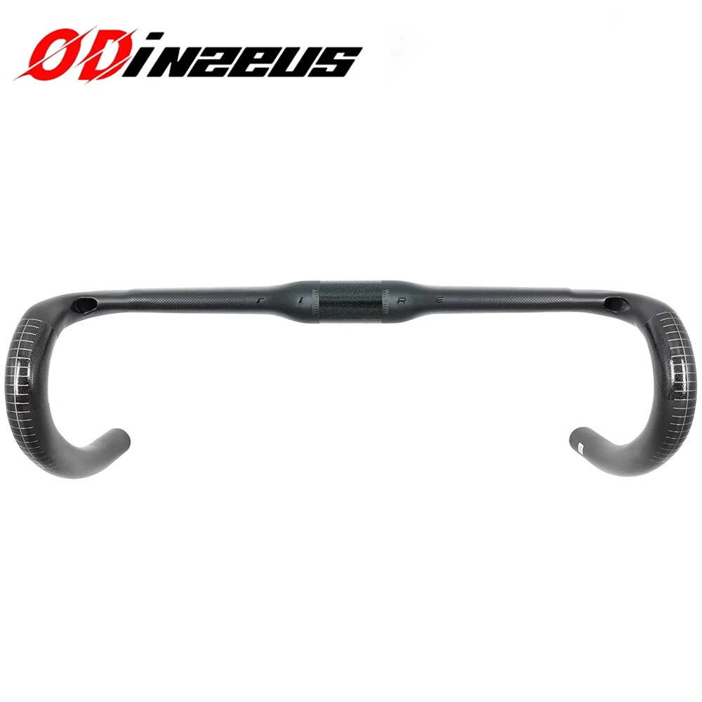 31.8*380 400 420 440mm T1000 Carbon Fiber Gravel Road Bike Handlebar with Stem